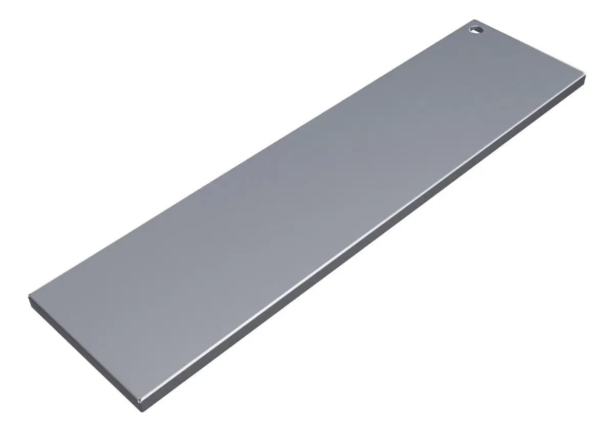 Tampa para Calha Úmida Gourmet 19x62 cm Inox 304 Ecosul
