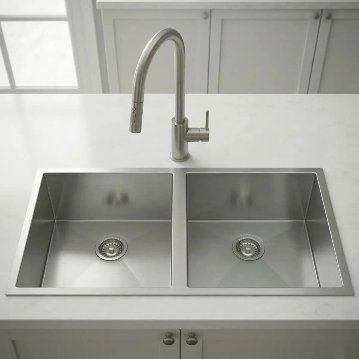 Cuba Dupla Aço Inox 304 Medida 44x88 Ecosul Metais