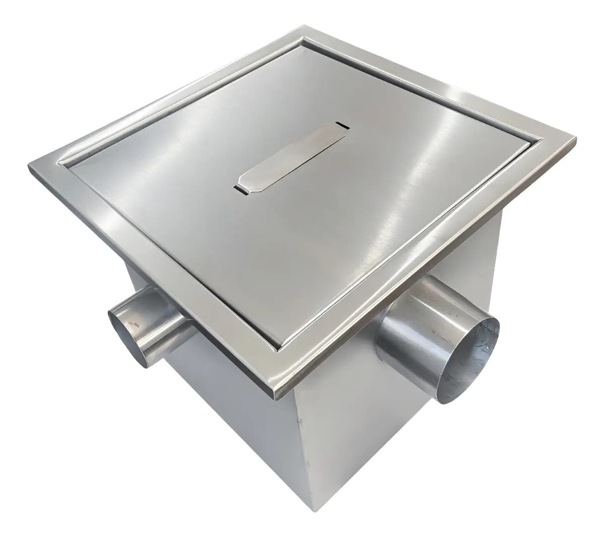 Caixa de Gordura 30x30x25 cm Inox 304 12 L com Cesto Removível Ecosul