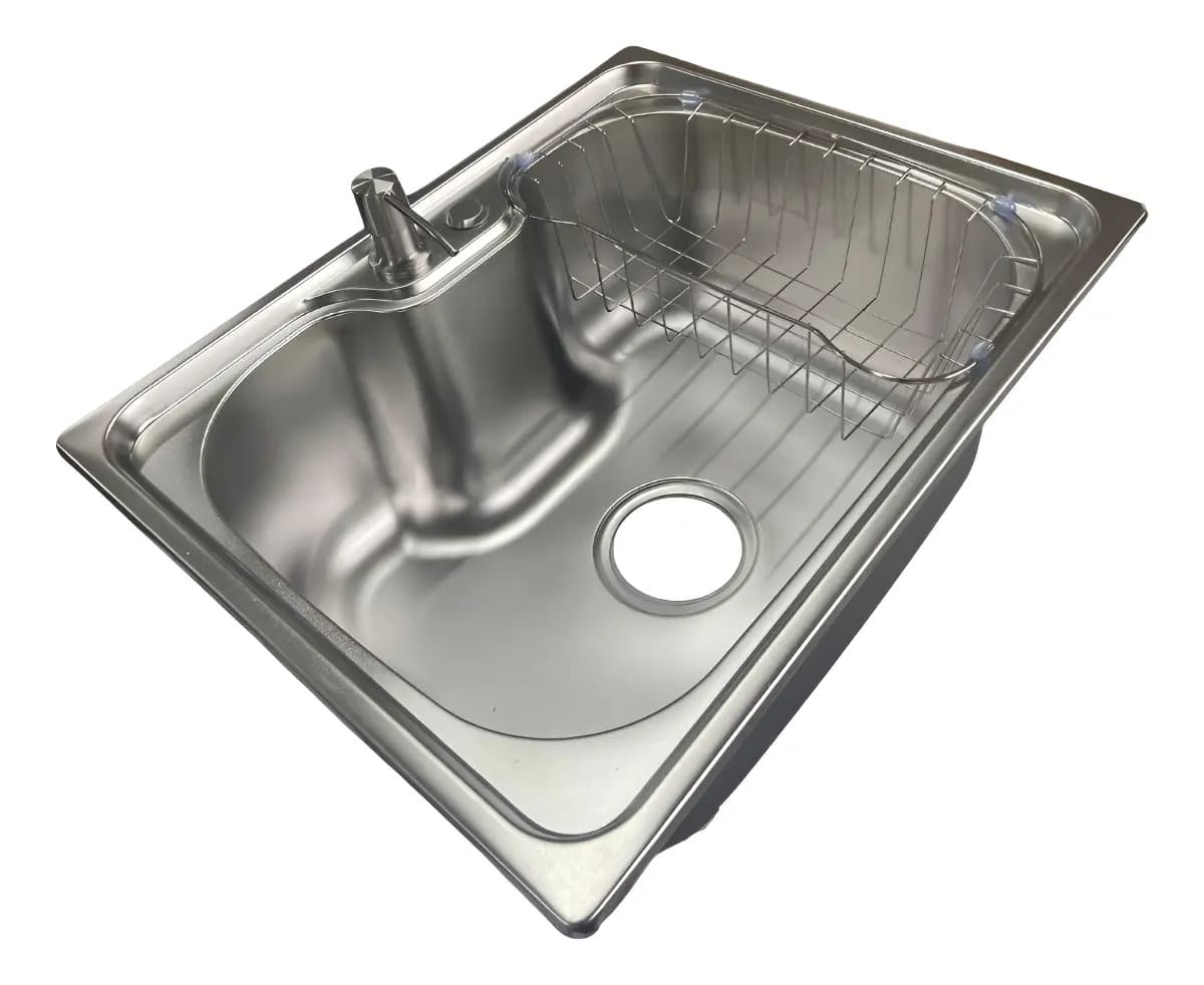 Cuba Gourmet Main 40x50 Em Inox 304 C/ Acessórios Cor Aço Inox