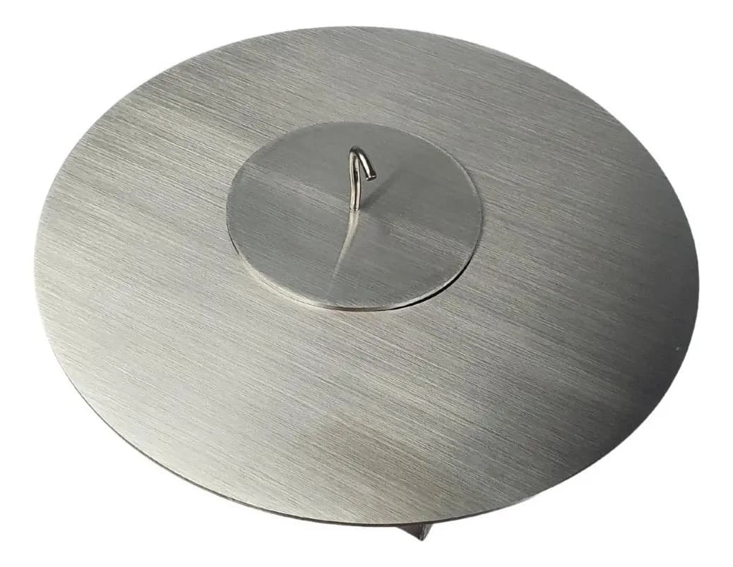 Queimador Redondo para Lareira Ecológica a Etanol 50 cm Inox 5 L Ecosul