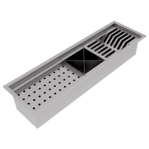 Calha Gourmet Escorredor Inox Tamanho 19x62 Cm Ecosul