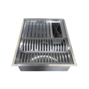 Calha Gourmet Escorredor Inox Tamanho 40x50 Cm Ecosul - Imagem 4