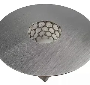 Queimador Inox Redondo 24cm Lareiras ecosul - Imagem 4