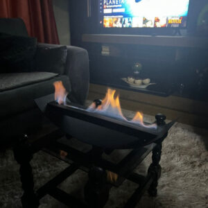 Lareira Ecológica Portátil A Álcool Ou Etanol De Mesa - Imagem 5