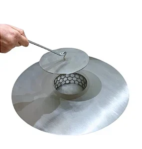 Queimador Inox Redondo 24cm Lareiras ecosul