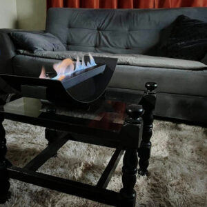 Lareira Ecológica Portátil A Álcool Ou Etanol De Mesa - Imagem 6