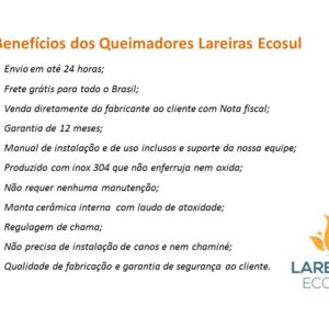 Queimador Lareira ecológica a álcool ou etanol 90cm - Imagem 5
