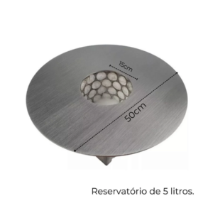 Queimador Inox Redondo 50 cm Ecosul - Imagem 3