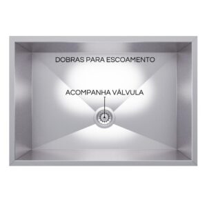 Cuba Gourmet Pia Inox Tamanho 40x60 cm Ecosul - Imagem 5