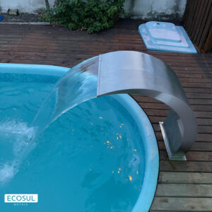 Cascata para Piscina Wave Aço Inox 304 Ecosul Metais - Imagem 4