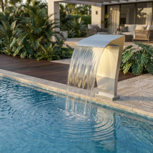 Cascata Hydra para Piscina Aço Inox 316 para Piscina com Sal Ecosul Metais - Imagem 4