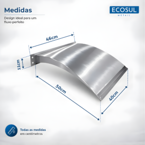 Cascata Para Piscina Long Aço Inox 316 Ecosul - Imagem 3