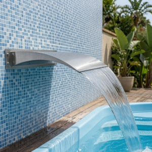 Cascata Para Piscina Long Aço Inox 316 Ecosul - Imagem 6