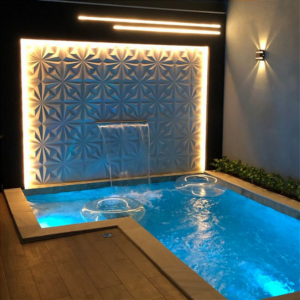 Cascata Slim 100cm para Piscina Aço Inox 304 Ecosul Metais - Imagem 7