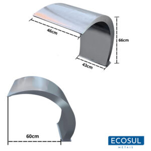 Cascata para Piscina Wave Aço Inox 304 Ecosul Metais - Imagem 3